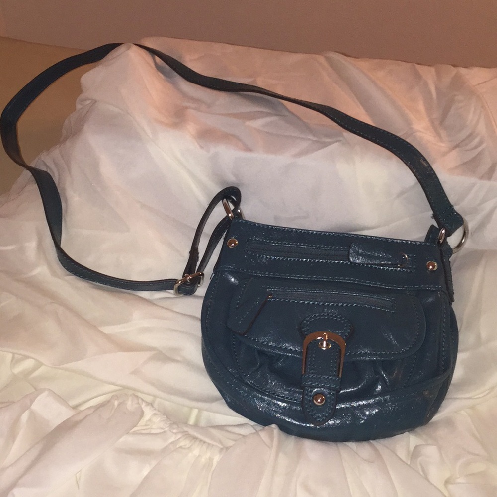 Access turquoise crossbody mini bag